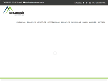 Tablet Screenshot of mekatronikinsaat.com